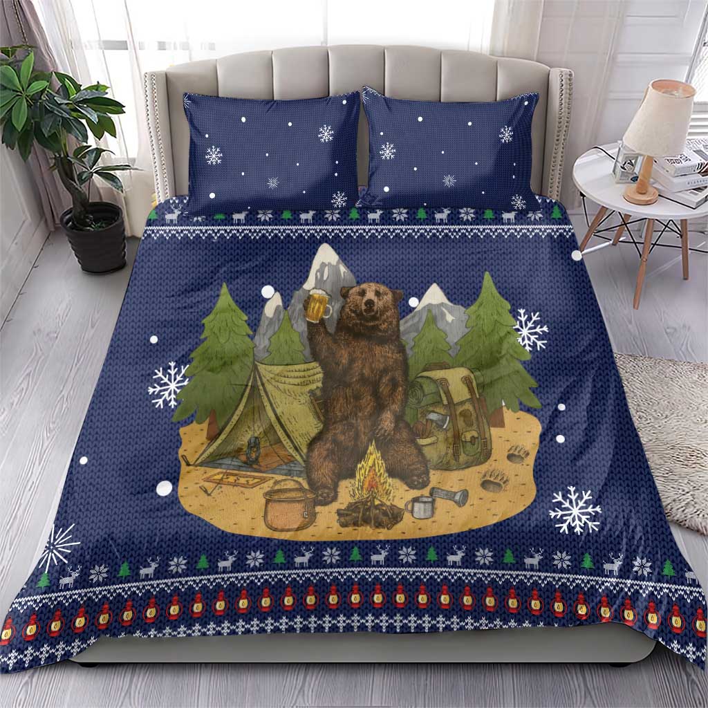 Camping I Hate People Christmas Bedding Set Xmas Holiday Patterns - Wonder Print Shop