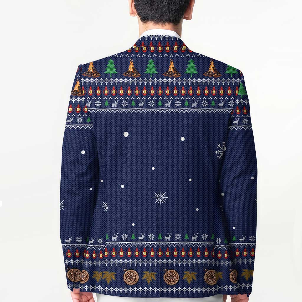 Camping I Hate People Christmas Blazer Xmas Holiday Patterns - Wonder Print Shop
