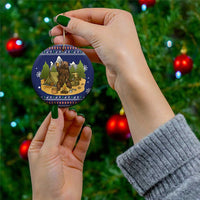 Camping I Hate People Christmas Ceramic Ornament Xmas Holiday Patterns - Wonder Print Shop