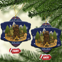 Camping I Hate People Christmas Ceramic Ornament Xmas Holiday Patterns - Wonder Print Shop