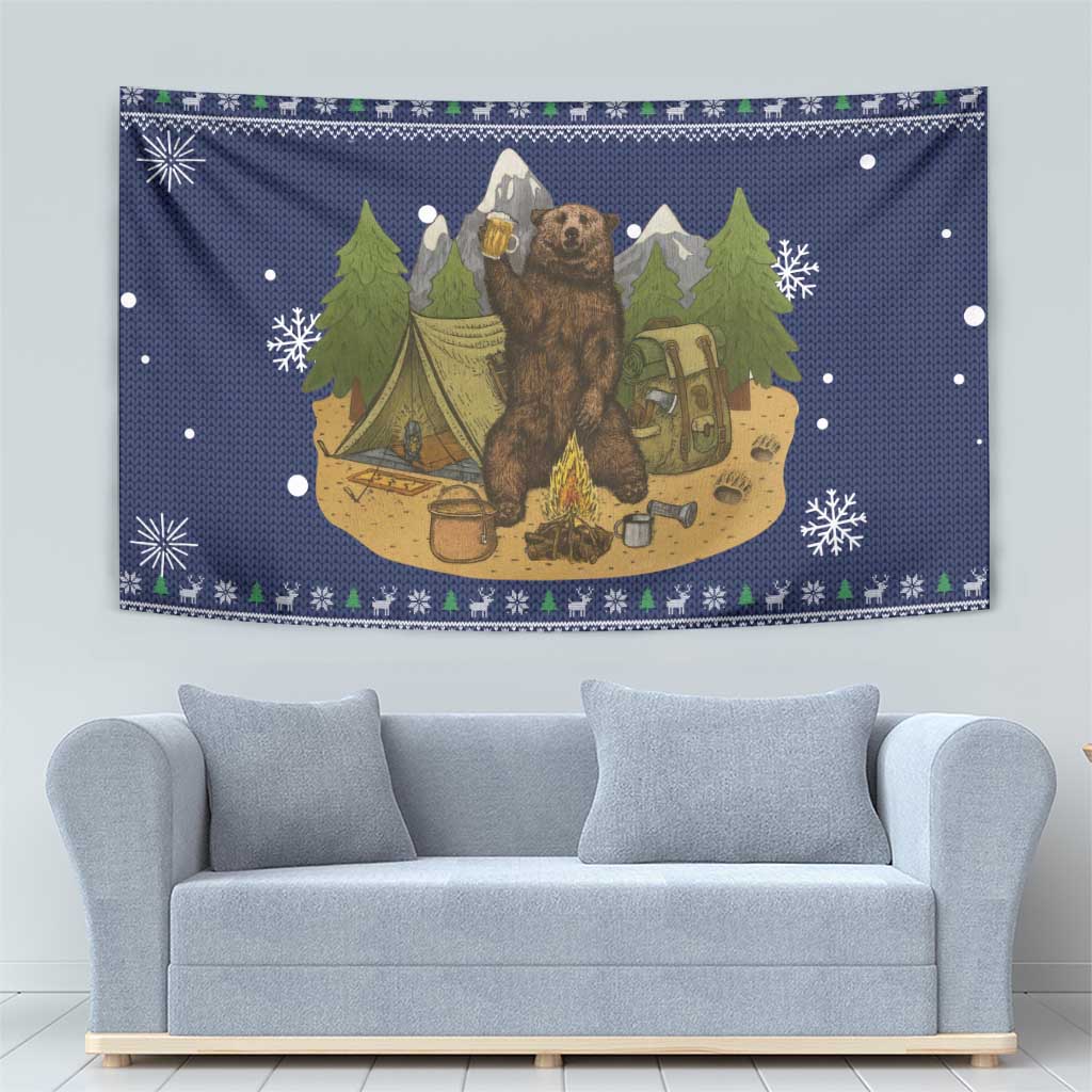 Camping I Hate People Christmas Tapestry Xmas Holiday Patterns - Wonder Print Shop