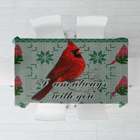 Cardinal I am Always With You Christmas Tablecloth Xmas Holiday Patterns - Wonder Print Shop