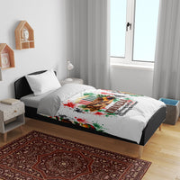 Kwanzaa Pan African Bedding Set - Mishumaa Saba - Black History - Watercolor Art