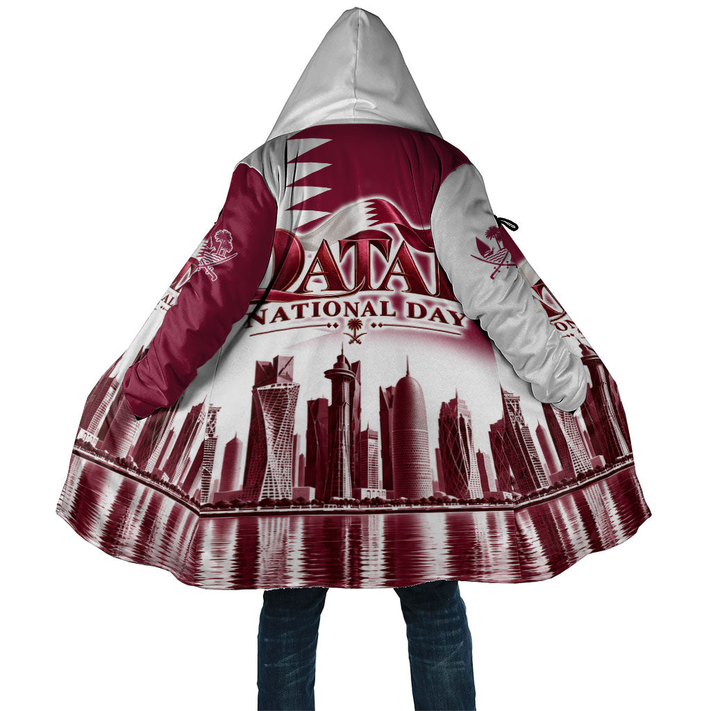 Qatar National Day Falcon Cloak Doha Skyline Graphic Art