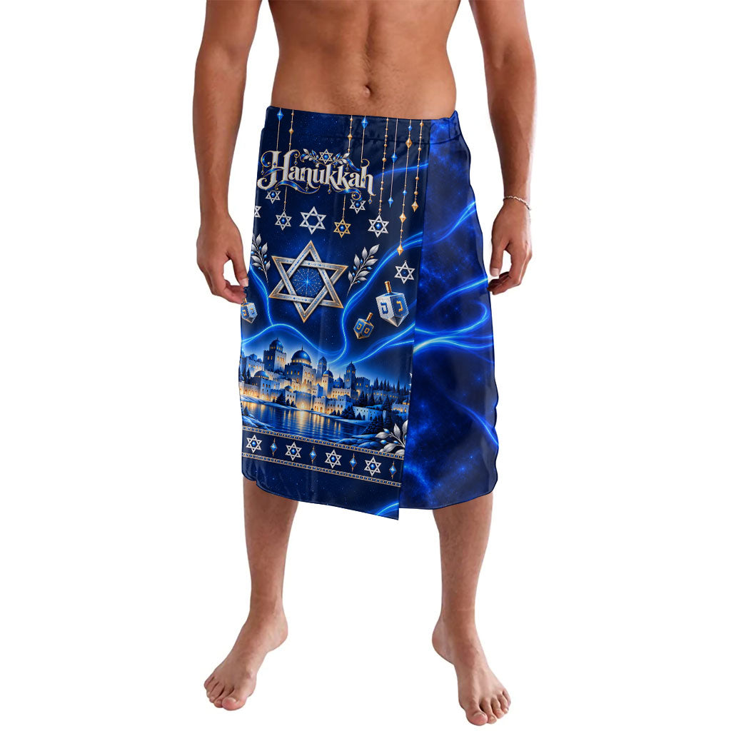 Hanukkah Menorah And Star Of David Lavalava 3D Glowing Festival Of Lights Jewish Tradition