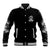 I Do What I Want Skull Black And White Baseball Jacket - Wonder Print Shop