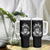 I Do What I Want Skull Black And White Tumbler With Handle