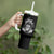 I Do What I Want Skull Black And White Tumbler With Handle