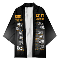 She Built It The World Uses It Kimono African Influential Women Innovators Timeline - Wonder Print Shop