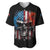 I Have Three Sides Skull Flag Baseball Jersey - Wonder Print Shop