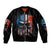 I Have Three Sides Skull Flag Bomber Jacket - Wonder Print Shop