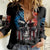 i-have-three-sides-skull-flag-women-casual-shirt