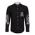 My Give A F Mad Skull Long Sleeve Button Shirt - Wonder Print Shop