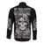 My Give A F Mad Skull Long Sleeve Button Shirt - Wonder Print Shop