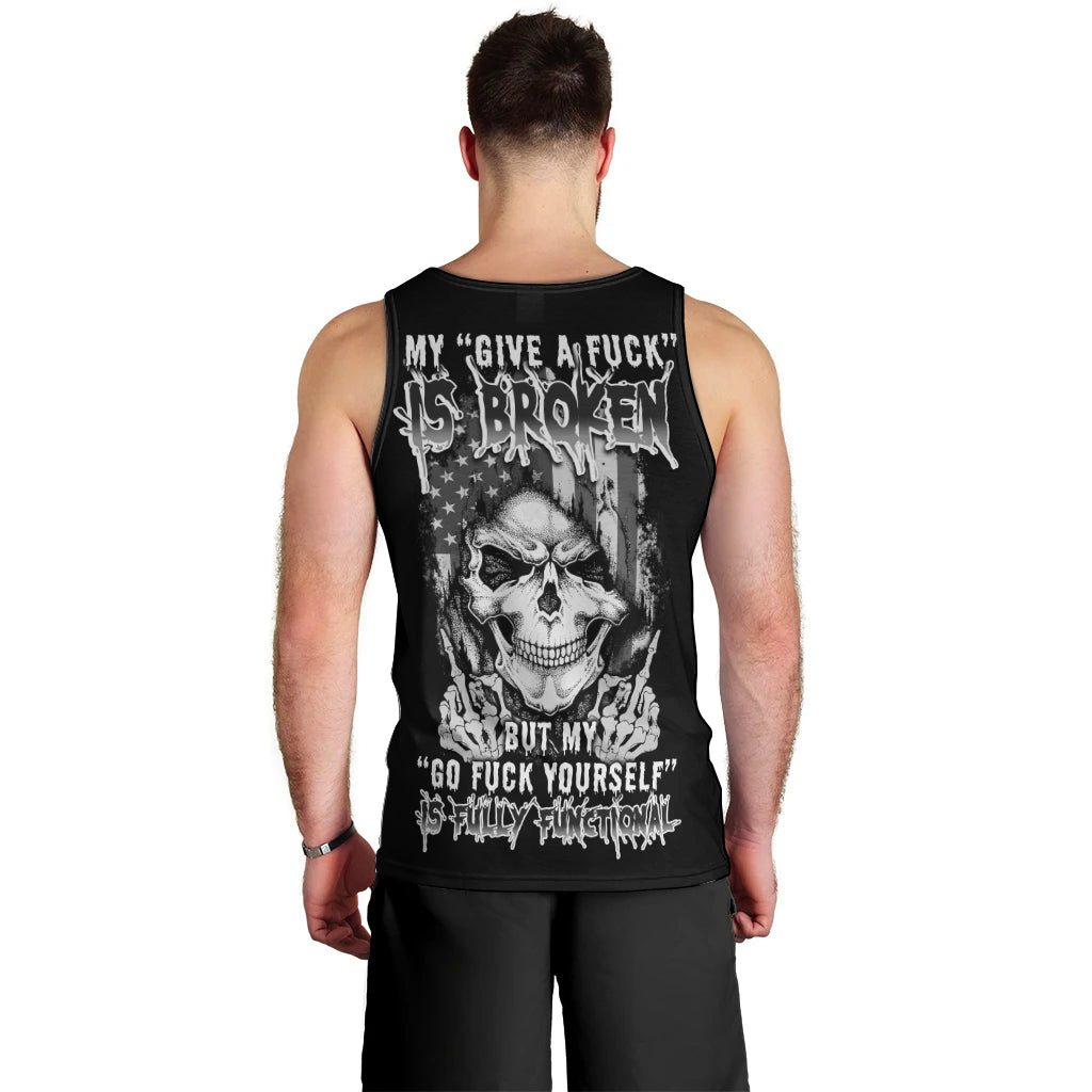 My Give A F Mad Skull Men Tank Top - Wonder Print Shop