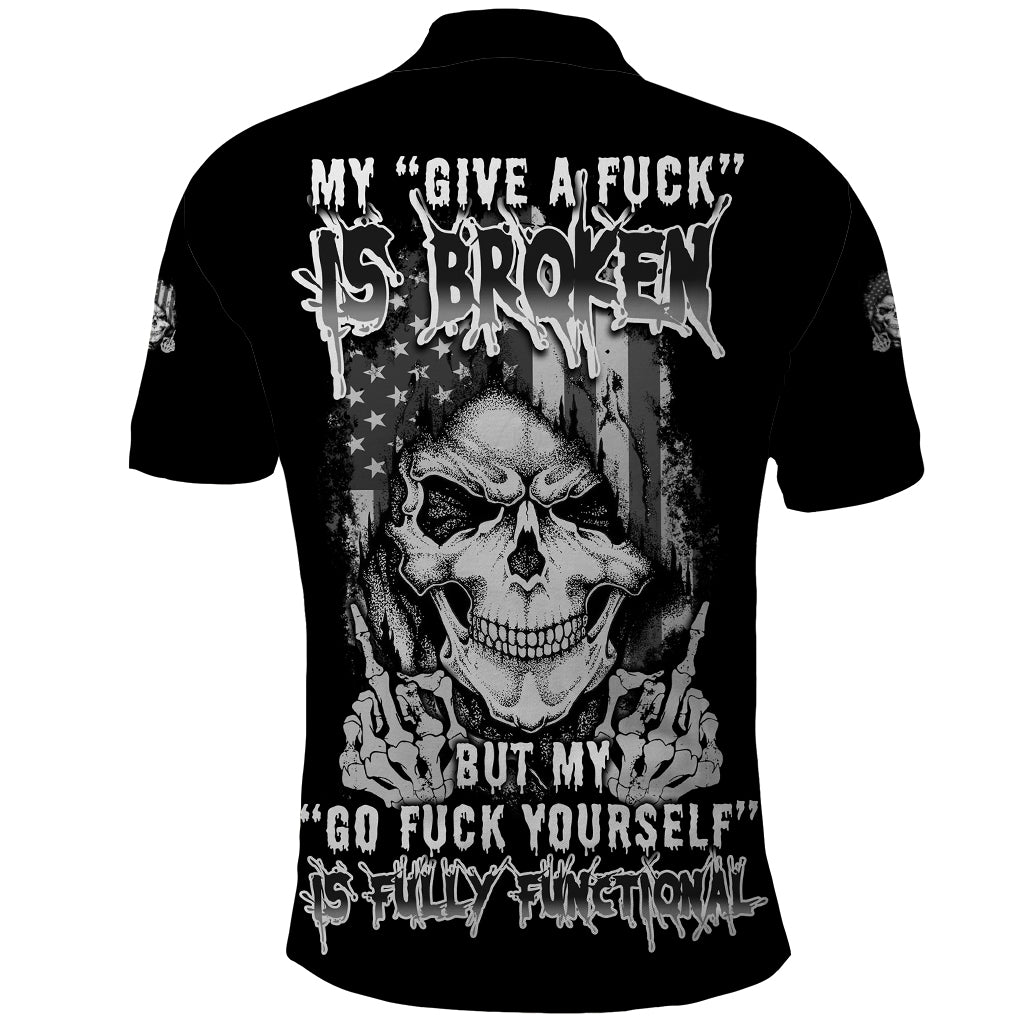 My Give A F Mad Skull Polo Shirt - Wonder Print Shop