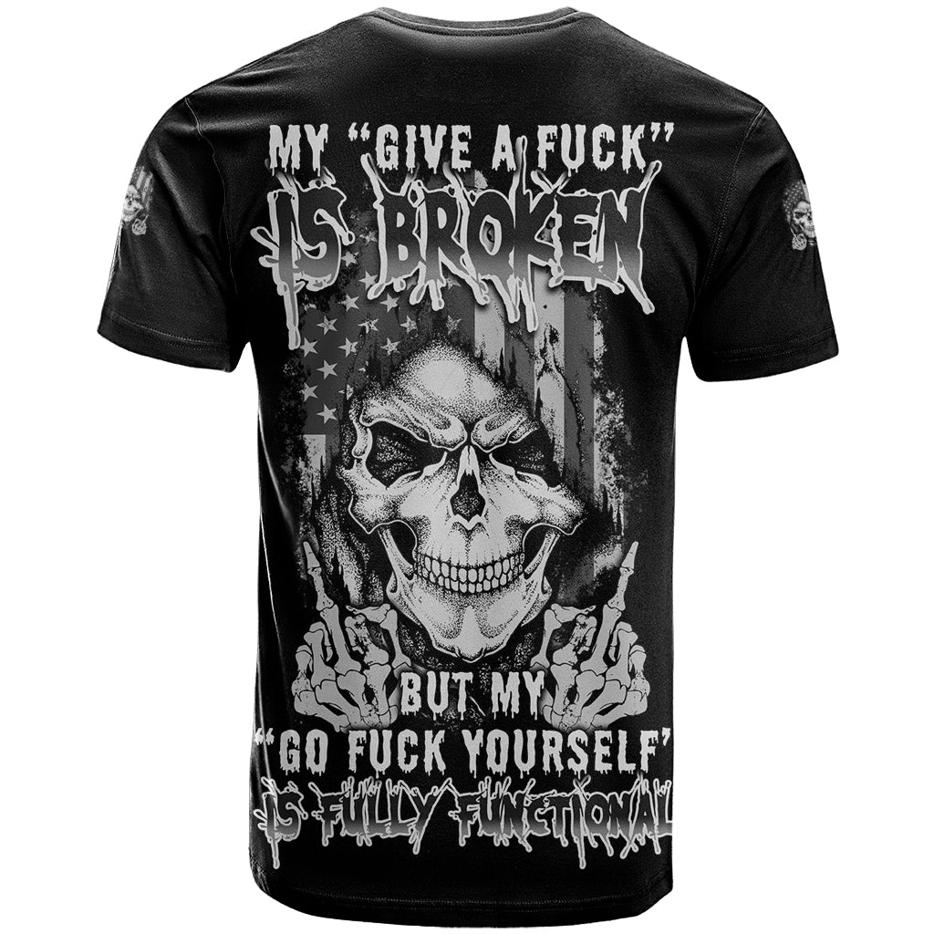 My Give A F Mad Skull T Shirt - Wonder Print Shop