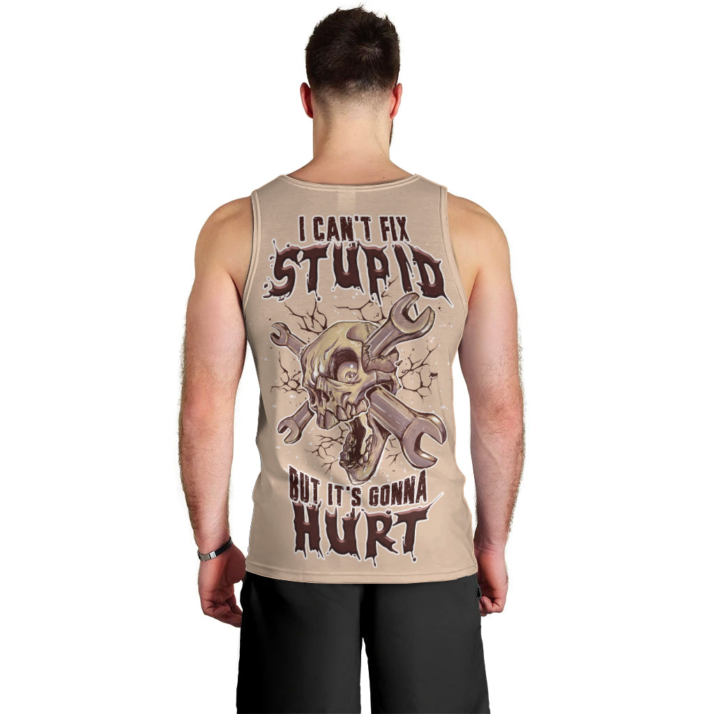 I Can Fix Stupid But It's Gonna Hurt Men Tank Top - Wonder Print Shop