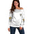 She Is Sunshine Skull Sunflower Off Shoulder Sweater - Wonder Print Shop