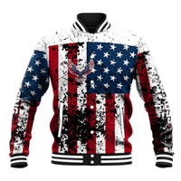 Custom American Flag Motocross Baseball Jacket with Eagle Graphic - Wonder Print Shop