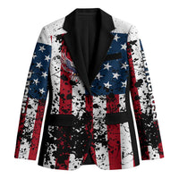 Custom American Flag Motocross Blazer with Eagle Graphic - Wonder Print Shop