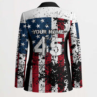 Custom American Flag Motocross Blazer with Eagle Graphic - Wonder Print Shop