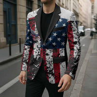 Custom American Flag Motocross Blazer with Eagle Graphic - Wonder Print Shop