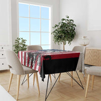 Custom American Flag Motocross Tablecloth with Eagle Graphic - Wonder Print Shop