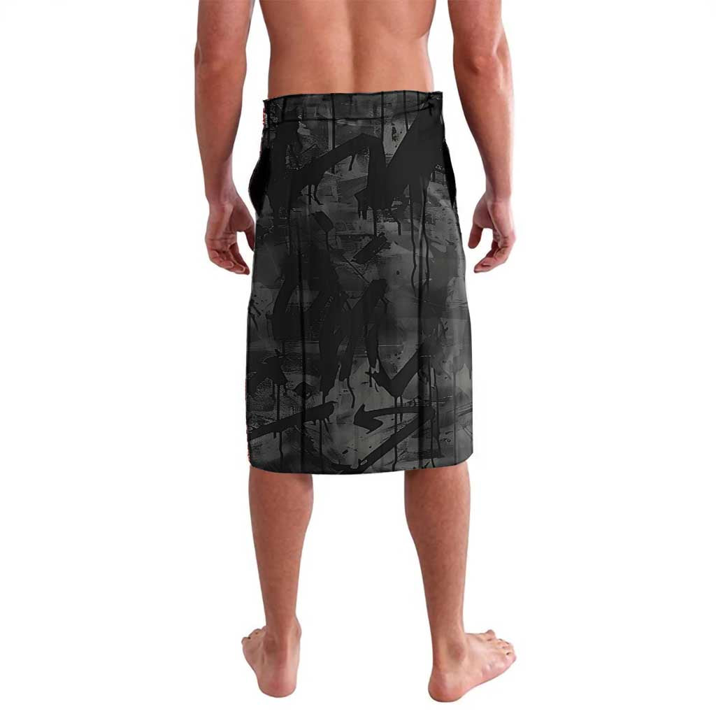 Custom American Flag Skull Motocross Lavalava - Wonder Print Shop