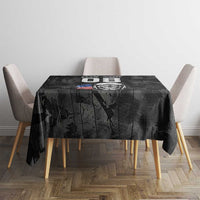 Custom American Flag Skull Motocross Tablecloth - Wonder Print Shop