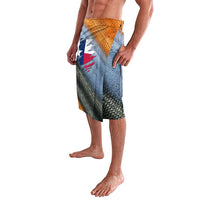 Texas Flag Lavalava with Ripped Effect and Fish Scale Pattern - Wonder Print Shop