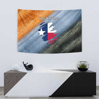 Custom Texas Flag Tapestry with Ripped Effect and Fish Scale Pattern - Wonder Print Shop