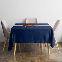 Custom Fishing Hook Tablecloth with Colorado Flag Theme and Blue White Graphic Pattern - Wonder Print Shop