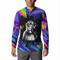 Funny Psychedelic Monkey Thinker Button Sweatshirt Trippy Curiosity Vibes