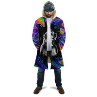 Funny Psychedelic Monkey Thinker Cloak Trippy Curiosity Vibes