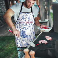 No Ice Please Cat Apron Grumpy Cat with Drink Humor