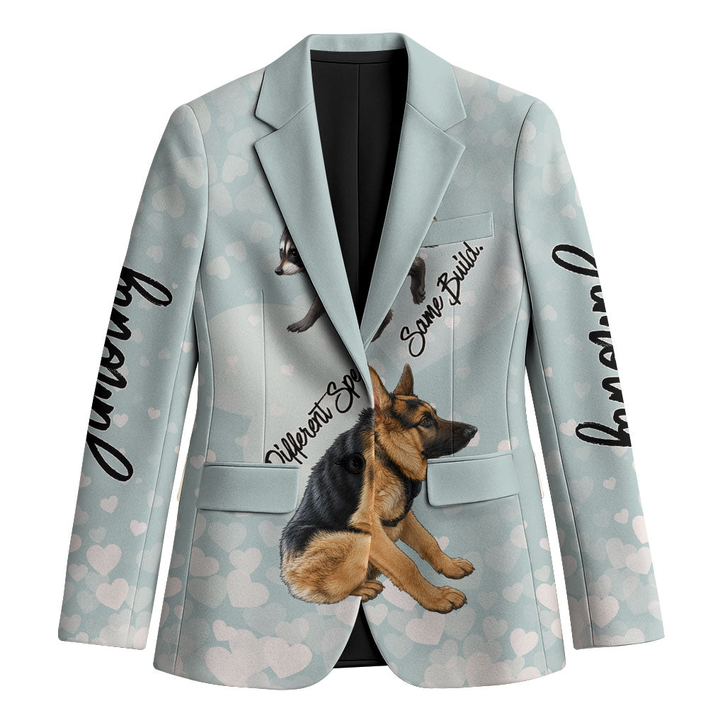 Jimothy The Raccoon And Dogs Blazer Different Species Same Build Inspirational Heart