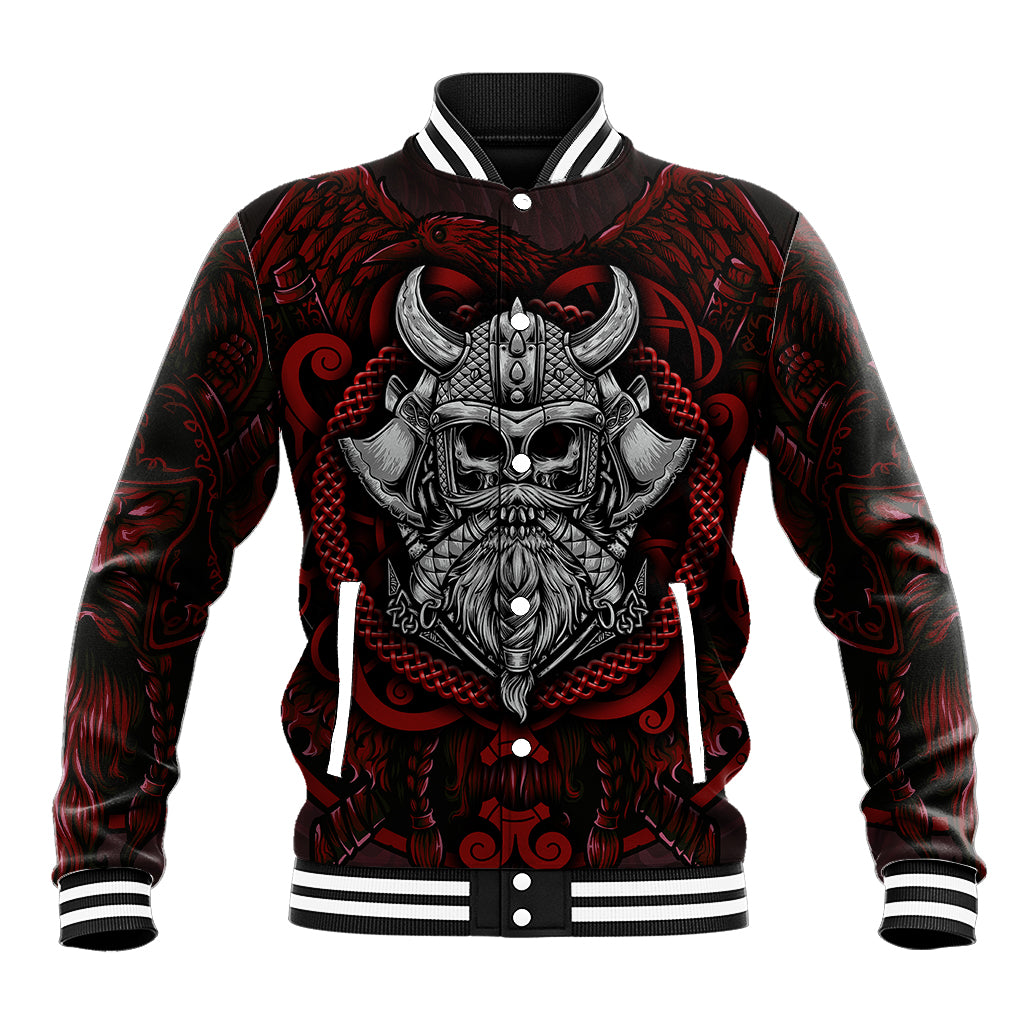 Blood Of Viking Warrior Baseball Jacket - Wonder Print Shop