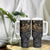 Polynesian Tumbler With Handle Hammerhead Shark Tribal Pattern