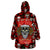 Christmas Skull Wearable Blanket Hoodie When You're Dead Inside But It's Christmas - Wonder Print Shop