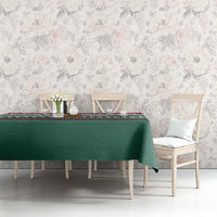 Christmas Cookies Bite Me Tablecloth with Gingerbread Man Candy Canes and Snowflake Tree - Wonder Print Shop