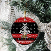 Hockey Is Back Christmas Ceramic Ornament Xmas Holiday Patterns - Wonder Print Shop