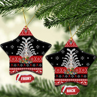 Hockey Is Back Christmas Ceramic Ornament Xmas Holiday Patterns - Wonder Print Shop