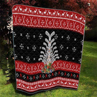 Hockey Is Back Christmas Quilt Xmas Holiday Patterns - Wonder Print Shop