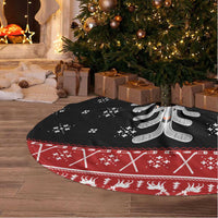 Hockey Is Back Christmas Tree Skirt Xmas Holiday Patterns - Wonder Print Shop