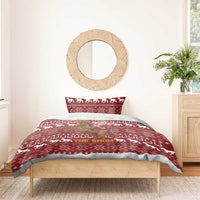 Horse Through The Snow Christmas Design Bedding Set Xmas Holiday Patterns - Wonder Print Shop
