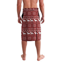 Horse Through The Snow Christmas Design Lavalava Xmas Holiday Patterns - Wonder Print Shop