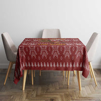 Horse Through The Snow Christmas Design Tablecloth Xmas Holiday Patterns - Wonder Print Shop