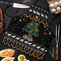 Horse Christmas Tree Christmas Design Apron Xmas Holiday Patterns - Wonder Print Shop