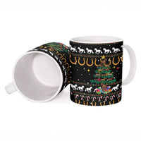 Horse Christmas Tree Christmas Design Ceramic Mug Xmas Holiday Patterns - Wonder Print Shop